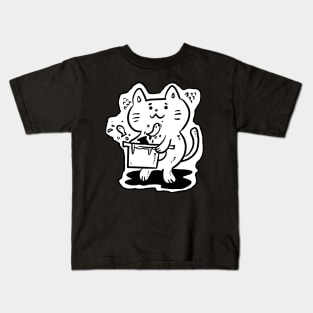 Cooking cat Kids T-Shirt